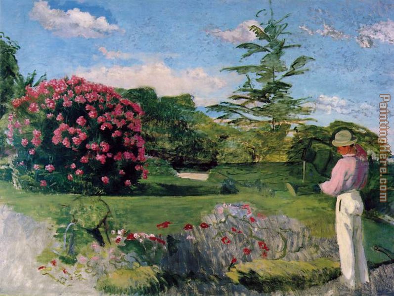 The Little Gardener painting - Frederic Bazille The Little Gardener art painting